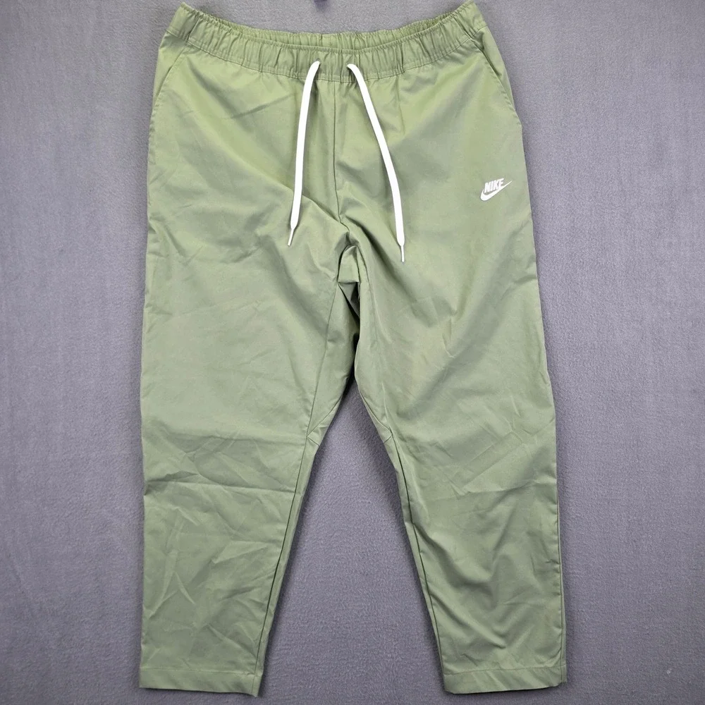Nike Pants Mens XXL Woven Track Jogger Sage Green Lightweight Activewear Sport